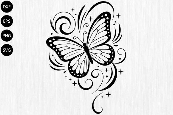 Butterfly with Floral SVG Review