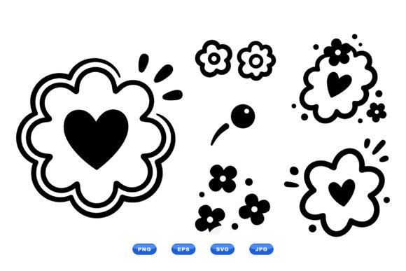 Handdrawn Heart Floral SVG Review