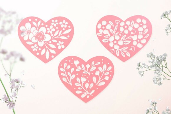 Heart SVG Heart Floral Svg Heart