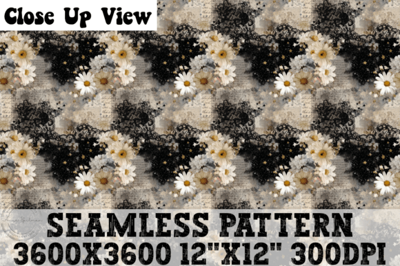 Patchwork Floral Seamless Pattern