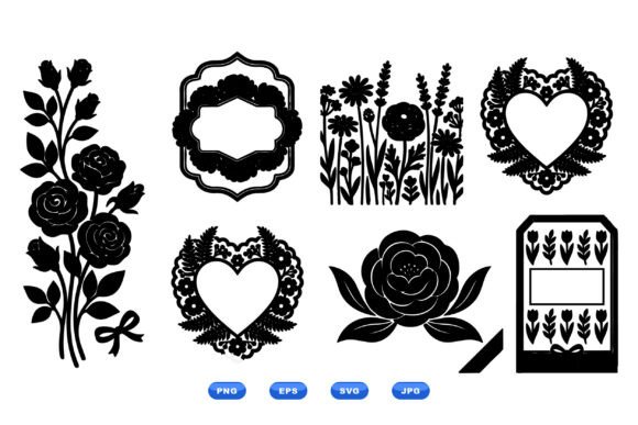 Romantic Floral SVG Collection