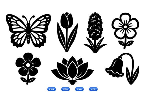 Spring Floral SVG Clipart Kit Review