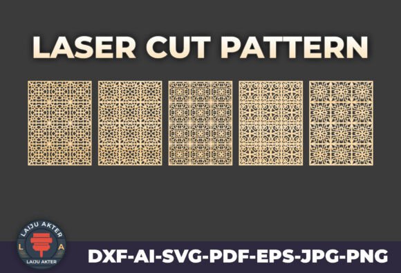 SVG Geometric Laser Cut Bundle